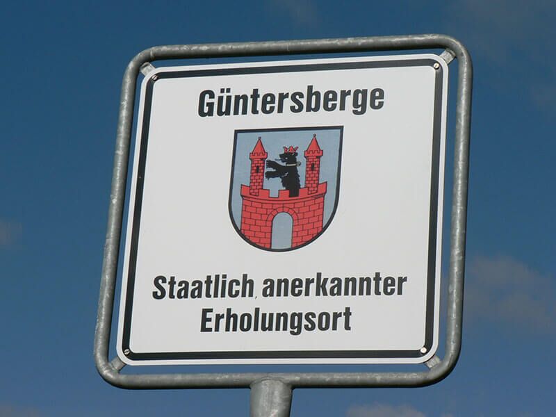 Stadtwappen Güntersberge © Dr. Klaus George