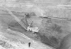 Großschürfer im Tagebau (1939)